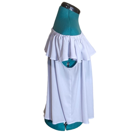 Loft Off-Shoulder Ruffle Blouse - Picture 3 of 13